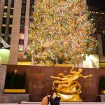 Rockefeller ice skating marriage proposal Petronella Photography