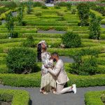 Shaq and Drew maternity photos at Deep Cut gardens in New Jersey