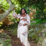 Shaq and Drew maternity photos at Deep Cut gardens in New Jersey