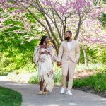Shaq and Drew maternity photos at Deep Cut gardens in New Jersey