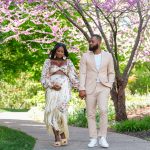 Shaq and Drew maternity photos at Deep Cut gardens in New Jersey