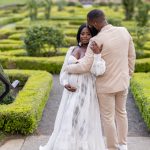 Shaq and Drew maternity photos at Deep Cut gardens in New Jersey