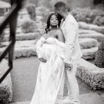 Shaq and Drew maternity photos at Deep Cut gardens in New Jersey