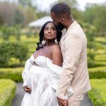 Shaq and Drew maternity photos at Deep Cut gardens in New Jersey