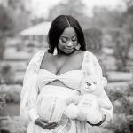 Shaq and Drew maternity photos at Deep Cut gardens in New Jersey